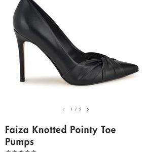 Nine West Faiza Knotted Pointy Toed Pumps